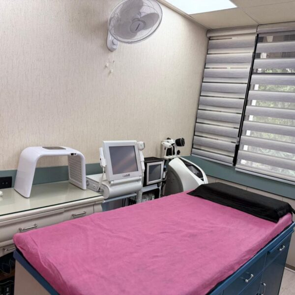 Advanced laser treatment room at Skin and Sculpt Chandigarh for safe skin and hair procedures